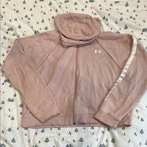 Under Armour Women's Light Pink Hoodie Jacket
